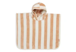 Jollein Badponcho Stripe Terry Biscuit 1-4 Jaar