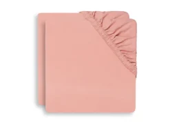 Jollein Hoeslaken Jersey 60 X 120 Rosewood 2-pack