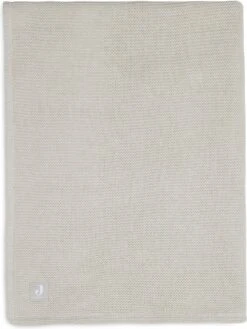 Jollein Baby Deken Ledikant 100x150cm Basic Knit - Nougat/Fleece