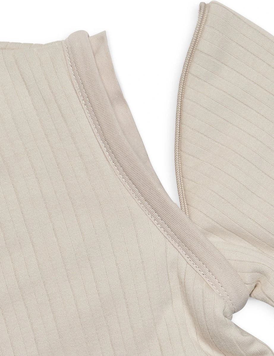 Jollein Baby Baby Winterslaapzak Met Afritsbare Mouw 110cm Basic Stipe - Nougat - Afbeelding 6