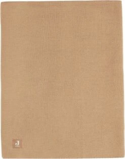 Jollein Baby Deken Wieg 75x100cm Basic Knit - Biscuit