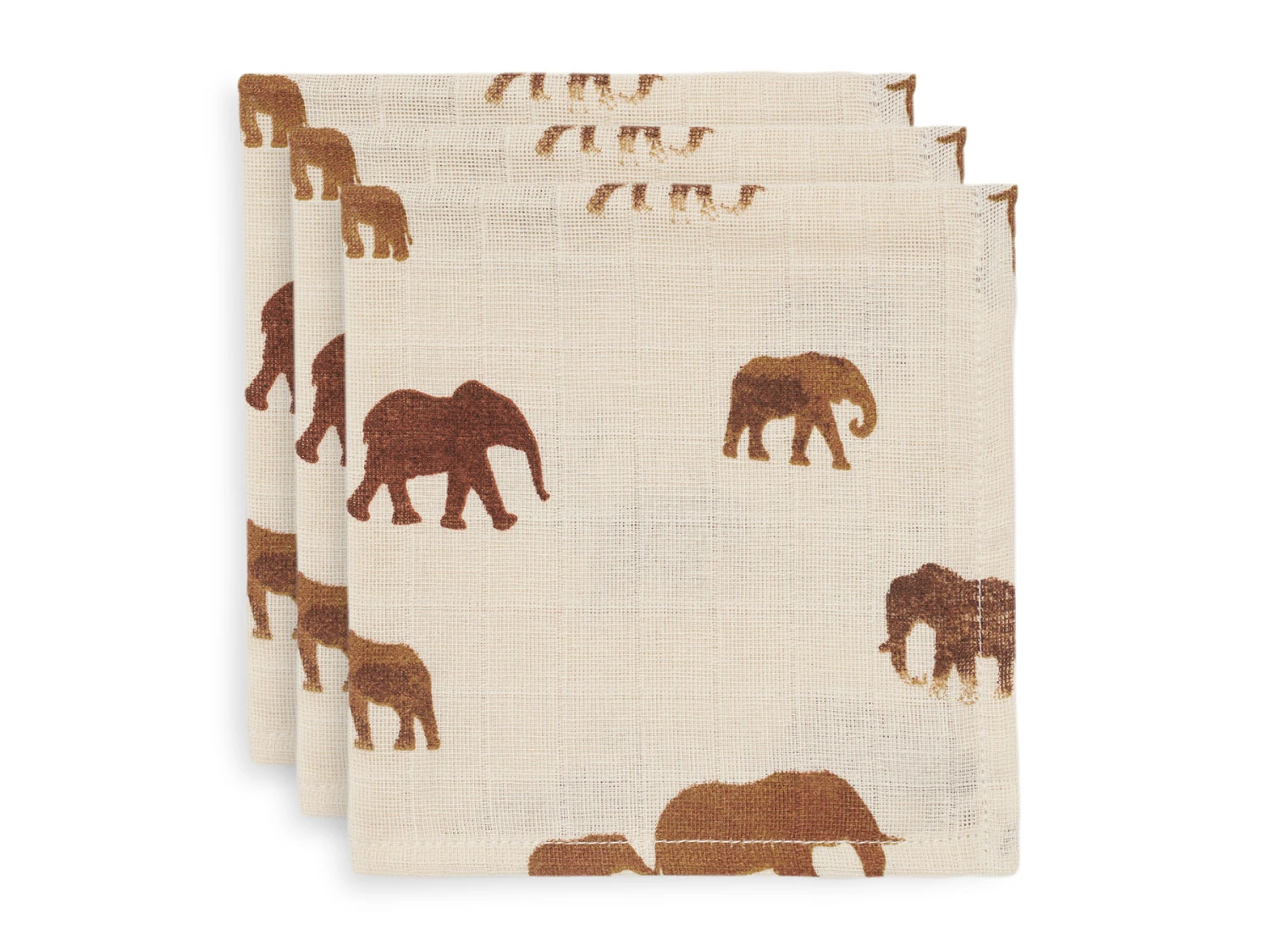 Jollein Hydrofiele Doeken 70 X 70 Cm 3-pack – Savannah