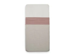 Jollein Laken Ledikant 120 X 150 Cm Wrinkled Cotton Rosewood