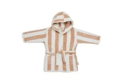 Jollein Badjas 3-4 Jaar Stripe Terry Biscuit Gots