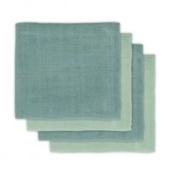 Jollein Hydrofiele Doeken Bamboo Ash Green 70 X 70 Cm 4-pack
