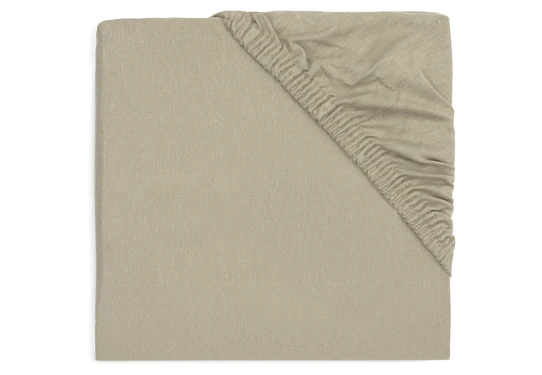 Jollein Hoeslaken Jersey 40/50×80/90cm Olive Green