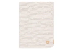 Jollein Deken Wieg Hydrofiel 75x100cm Miffy Stripe Biscuit